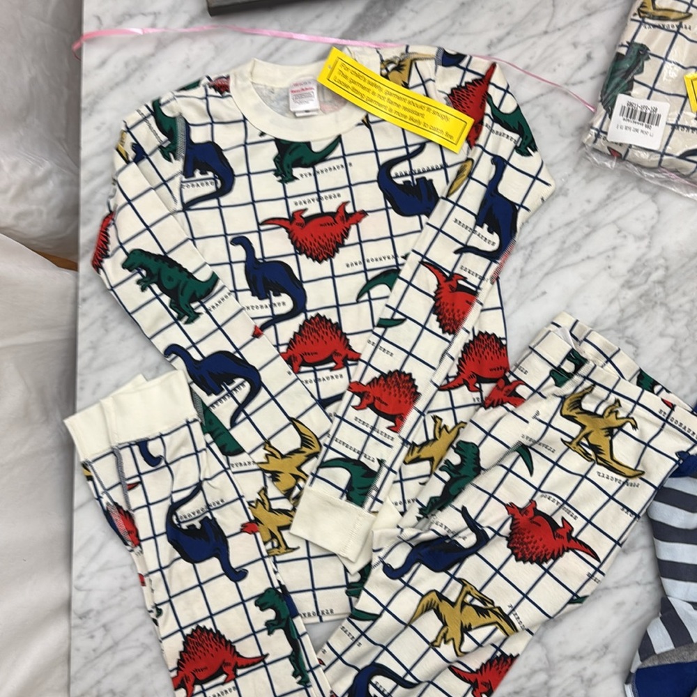 NWT❤️ Hanna Andersson long Johns set size 12 -150.  Dino’s!- size 14 posted sep